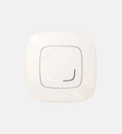 Купить Выключатель одноклавишный беспроводной Legrand Valena Allure with NETATMO (жемчуг) для системы умного дома в интернет-магазине умной техники ALLSMART в Минске