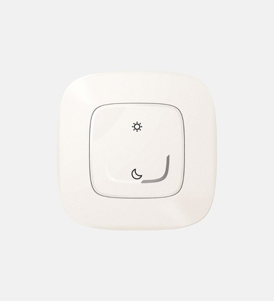 Купить Умный беспроводной сценарный выключатель «День/Ночь» Legrand Allure NETATMO (жемчуг) для системы умного дома в интернет-магазине умной техники ALLSMART в Минске