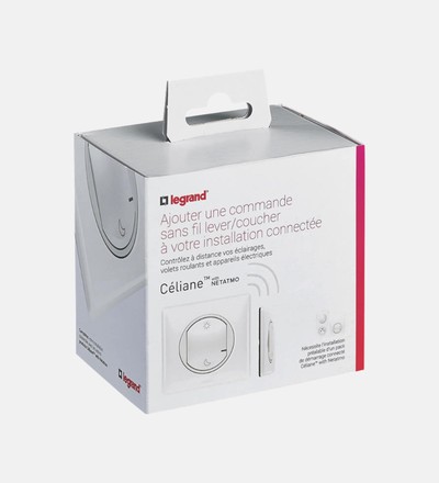 Купить Умный беспроводной сценарный выключатель «День/Ночь» Legrand Celiane NETATMO (белый) для системы умного дома в интернет-магазине умной техники ALLSMART в Минске