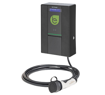 Купить Зарядное устройство BE-W, Тип1, 7.4kW (32A, 230VAC 1P+N+E), с кабелем 4m, антрацит, 235x370x115mm, IK08, IP54 в интернет-магазине умной техники ALLSMART в Минске